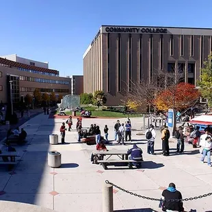 view of Union Hall from the main courtyard