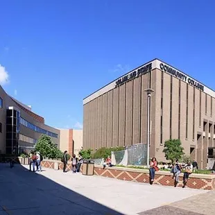 view of Union Hall from the main courtyard