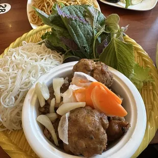 Hanoi Style Pork &amp; garlic noodles