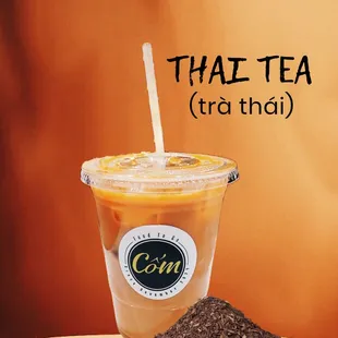 Thai tea $4