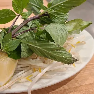 a plate of food on a table