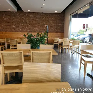 the interior of a restaurant