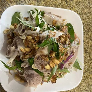 Duck Cabbage Salad and Banana Flower Salad