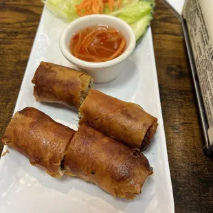 a plate of food on a table