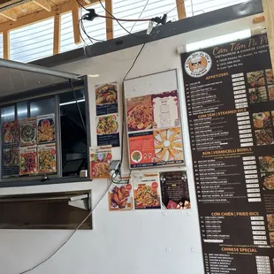 Truck and menu
