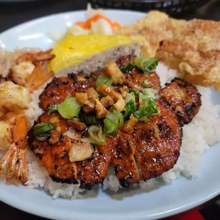 a plate of food