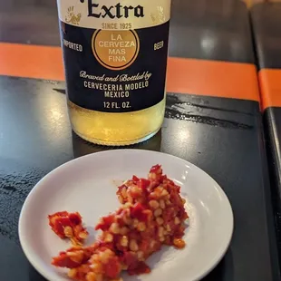 a bottle of corona extra