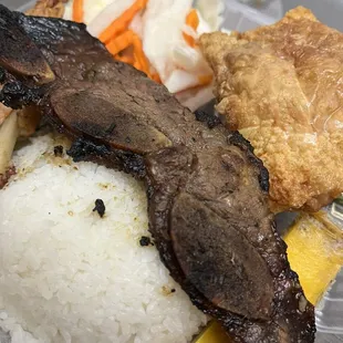 Wish they gave more korean ribs