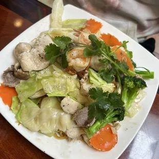 My husband and I love this Combination Chow Main with soft noodles! It's full of flavor and the portions are huge!