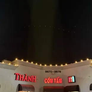 outside