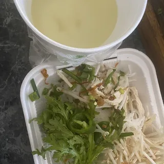 Rice Noodle Soup with Chicken