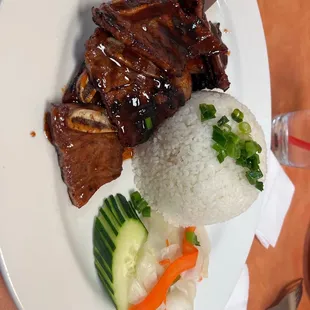 a plate of food