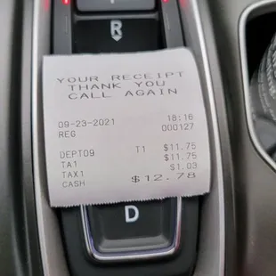 Higher than what's showing on the menu!!! :(  Motherflower. Very dishonest!!!