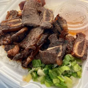 Korean Short Ribs w/ broken rice