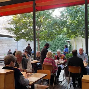 Nice covered and uncovered patios