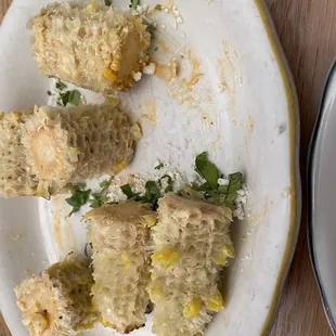 Roasted sweet Grilled corn on the cob