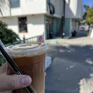 Iced VL at the newest coffee shop on The Miracle Mile.