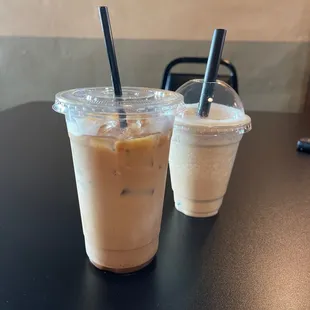 Chai &amp; vanilla and a vanilla frappe