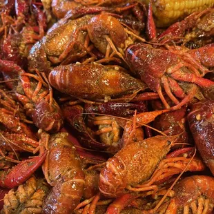 Boiled Crawfish by the pound