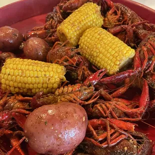 Boiled Crawfish by the pound