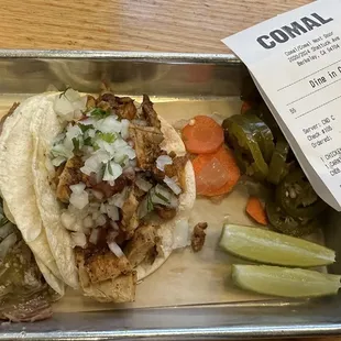 $4.75 Chicken Taco | $5 Carnitas Taco |  $1.46 CNDB Service Charge 15% {1/28/2024}