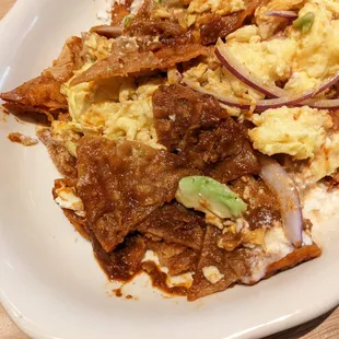 Chilaquiles Con Huevos