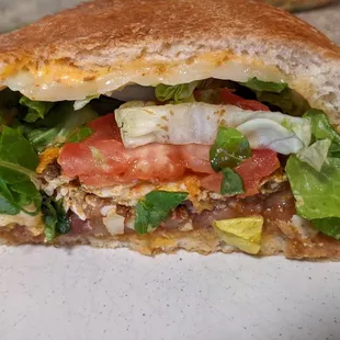 Chorizo and egg torta