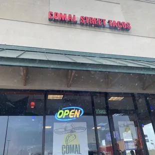 the outside of the restaurant
