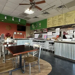 Inside seating