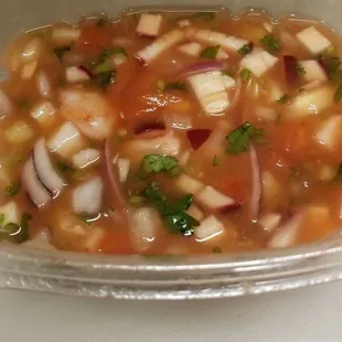 Ceviche de Camorones / Shrimp Ceviche