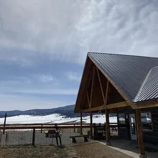 a view of the mountains