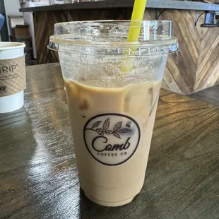 Honey lavender latte