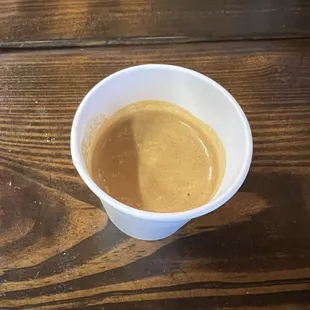 Espresso for me. Medium blend of Brazil and Ethiopian!
