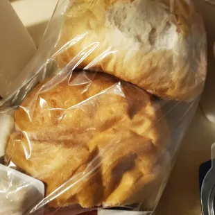 Enormous rolls super super soft and fresh