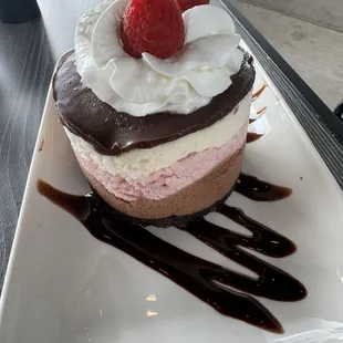 Chocolate Raspberry Mousse Cake