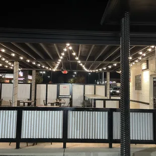 Outdoor seating area