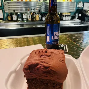 Chocolate cake was delish!