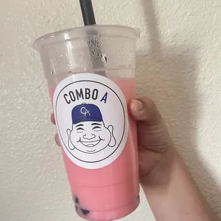 Strawberry Boba Tea