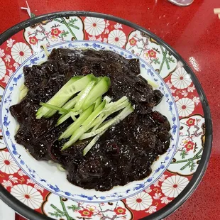 Jajangmyeon- Black bean noodles
