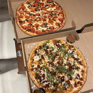 pizza, food