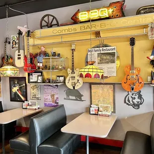 the interior of a restaurant