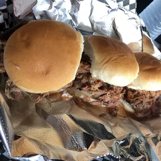 3 Pulled Pork Sliders with 1 Side