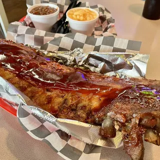 Full Rack of Ribs with 2 Sides