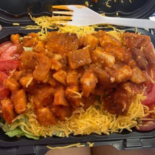 Buffalo chicken salad