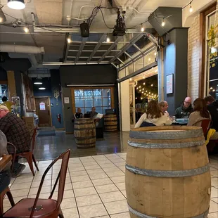 people sitting at the bar
