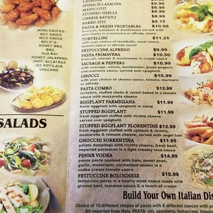 a menu for a mexican restaurant
