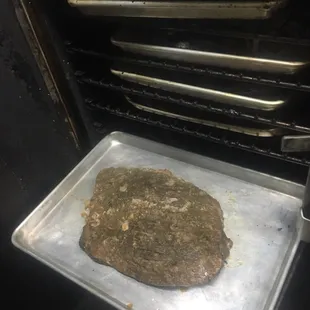 16 hr dry rubbed smoked brisket