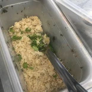 Lemon cilantro rice