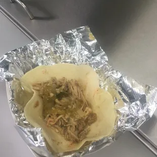 Carnitas verde