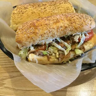 First time roast beef Po boy looking good